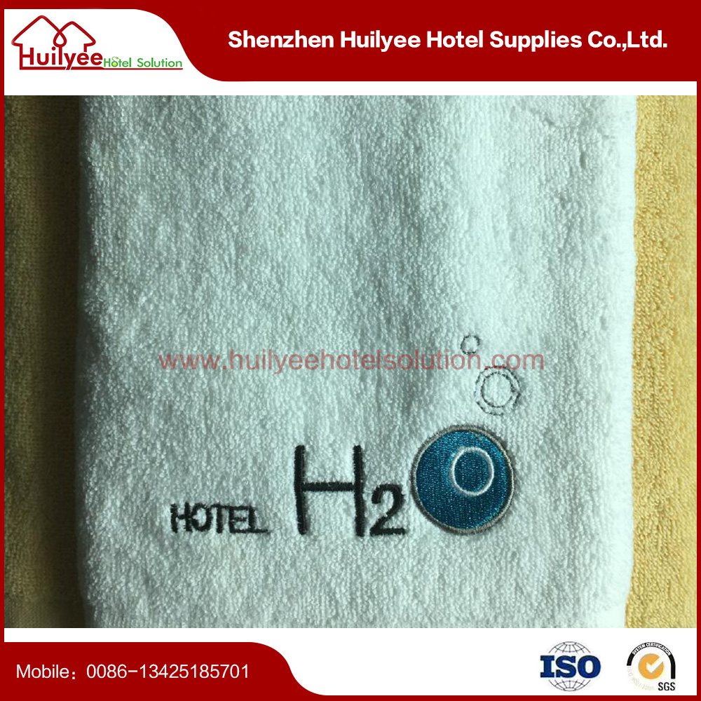 Embroidery hotel style bath towel