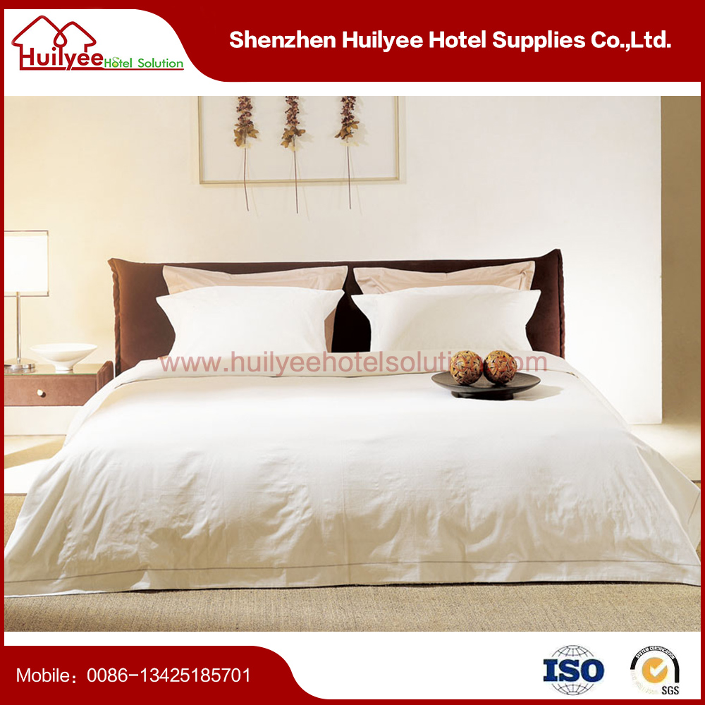 300 thread cotton hotel double bed sheet