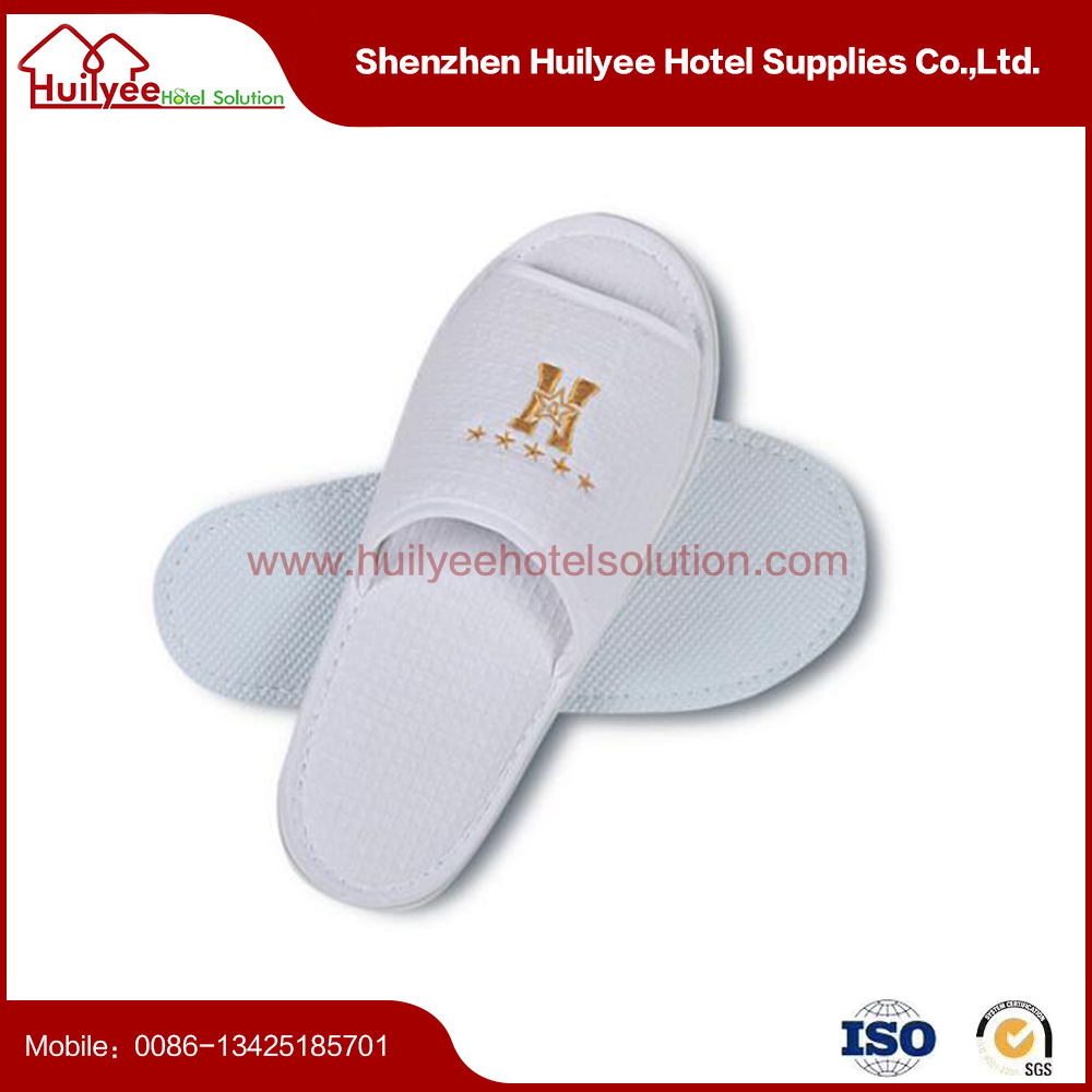 Hotel waffle slippers
