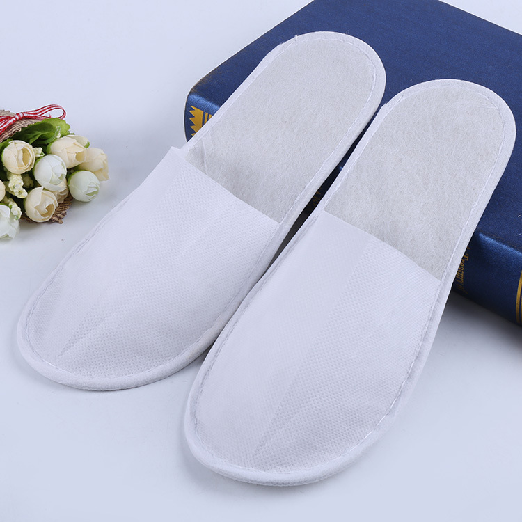 Print non woven fabric slippers