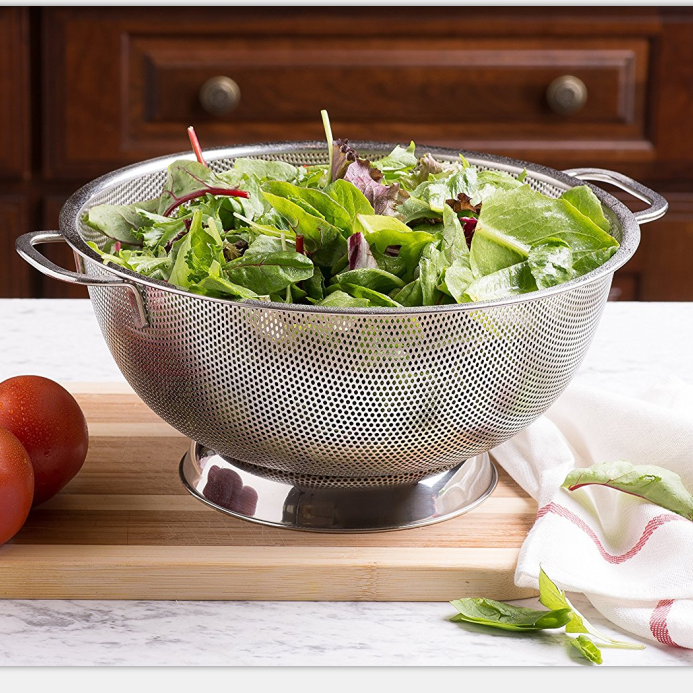 Kitchen stainless steel colander