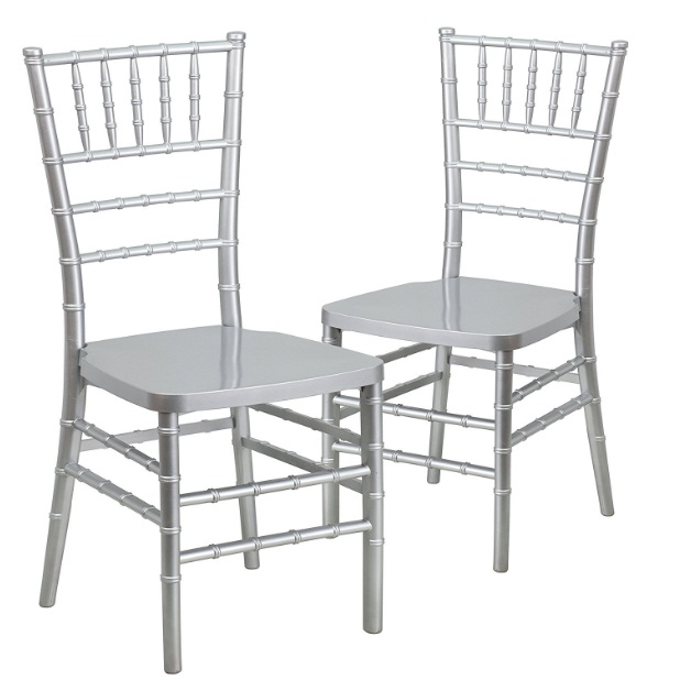 clear resin banquet chair