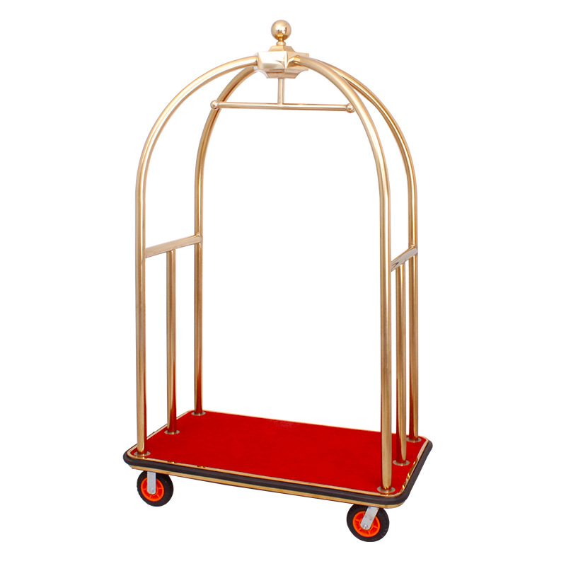 Hotel Bellman Luggage Trolley Cart Hotel Trolley