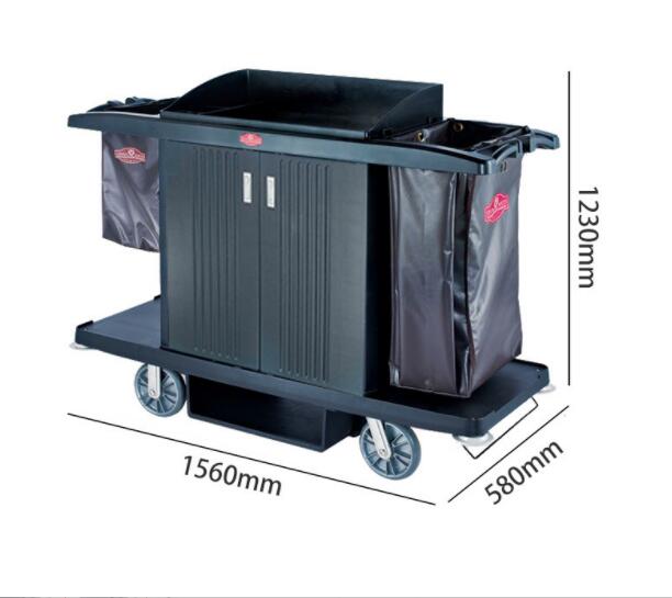 Hotel supplies guestroom hotel service cart cleaning hotel service trolley